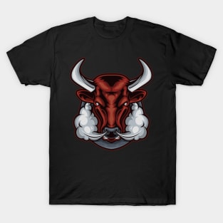 Angry Bull Head T-Shirt